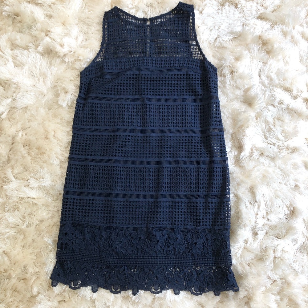 NWT Abercrombie Blue Lace Dress